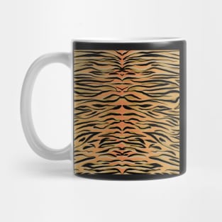 Stylish Black Gold Tiger Animal Print Mug